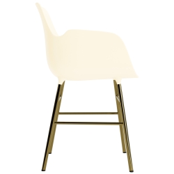 Cream / brass – Form Chair - Normann Copenhagen