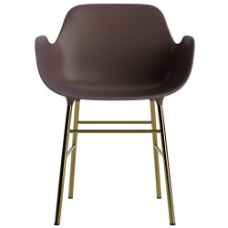 Brown / brass – Form Chair - Normann Copenhagen