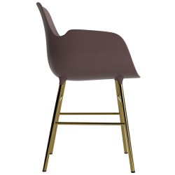 Brown / brass – Form Chair - Normann Copenhagen