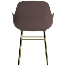 Marron / laiton – Chaise Form - Normann Copenhagen