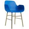 Bleu vif / laiton – Chaise Form - Normann Copenhagen