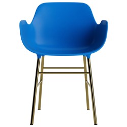 Bleu vif / laiton – Chaise Form - Normann Copenhagen