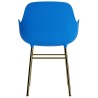 Bleu vif / laiton – Chaise Form - Normann Copenhagen