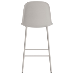 Chaise de bar Form - Gris chaud - 65 cm ou 75 cm - Normann Copenhagen