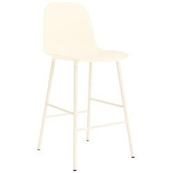 Chaise de bar Form - Crème - 65 cm ou 75 cm - Normann Copenhagen