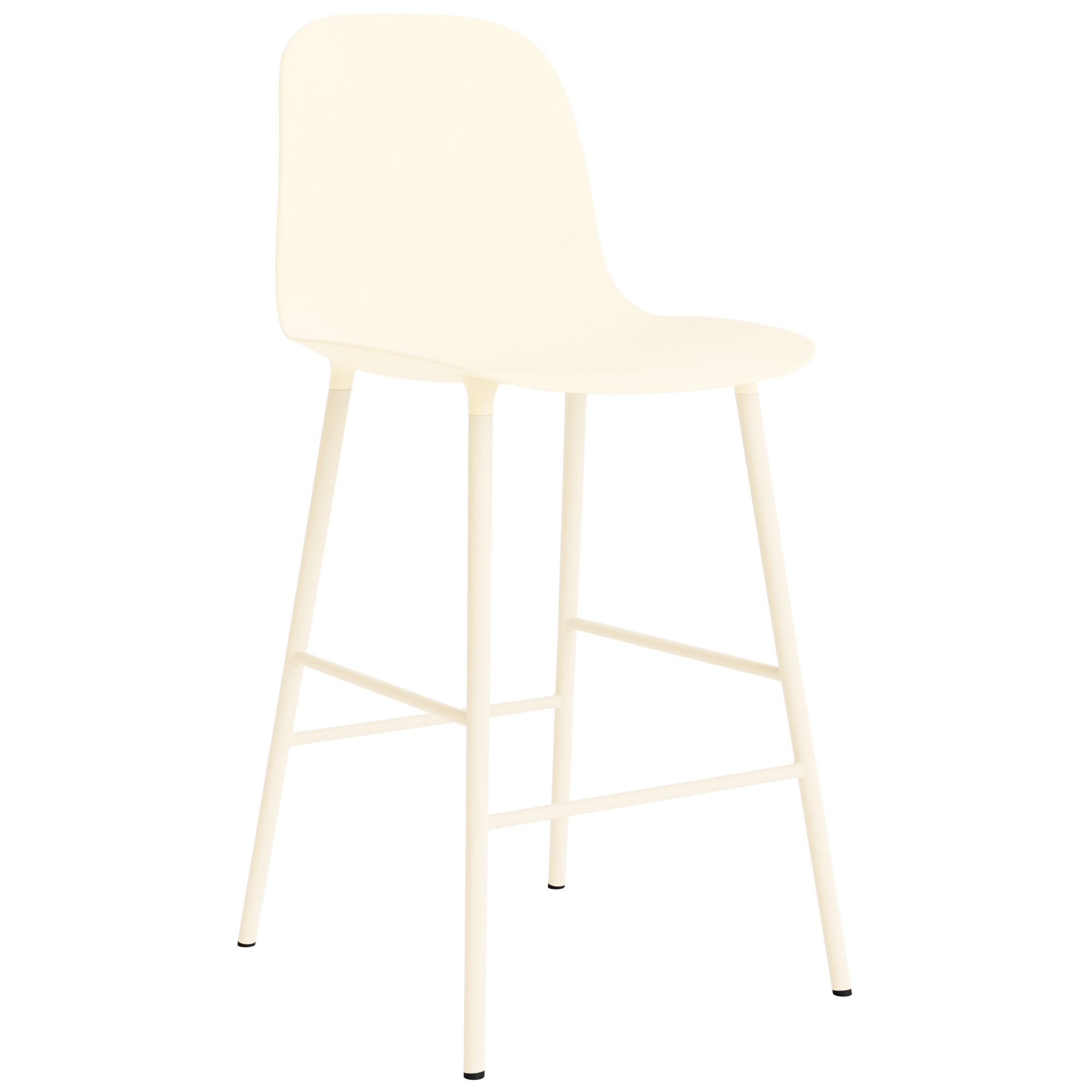 Chaise de bar Form - Crème - 65 cm ou 75 cm - Normann Copenhagen