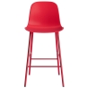 Chaise de bar Form - Rouge vif - 65 cm ou 75 cm - Normann Copenhagen