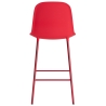 Chaise de bar Form - Rouge vif - 65 cm ou 75 cm - Normann Copenhagen