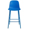 Chaise de bar Form - Bleu vif - 65 cm ou 75 cm - Normann Copenhagen