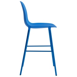 Chaise de bar Form - Bleu vif - 65 cm ou 75 cm - Normann Copenhagen