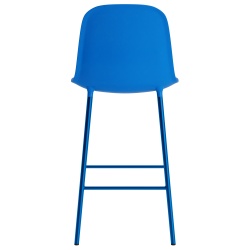 Chaise de bar Form - Bleu vif - 65 cm ou 75 cm - Normann Copenhagen