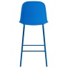 Chaise de bar Form - Bleu vif - 65 cm ou 75 cm - Normann Copenhagen