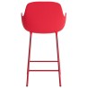 Chaise de bar avec accoudoirs Form - Rouge vif - 65 cm ou 75 cm - Normann Copenhagen