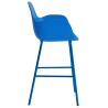 Chaise de bar avec accoudoirs Form - Bleu vif - 65 cm ou 75 cm - Normann Copenhagen