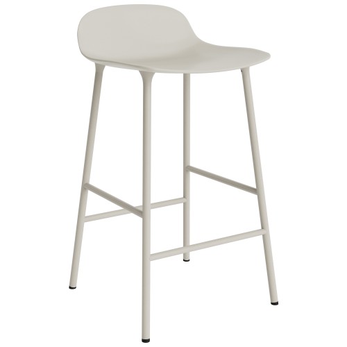 Tabouret de bar Form - Gris clair - 65 cm ou 75 cm - Normann Copenhagen