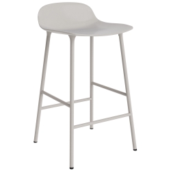 Form Barstool - Warm grey - 65 cm or 75 cm - Normann Copenhagen