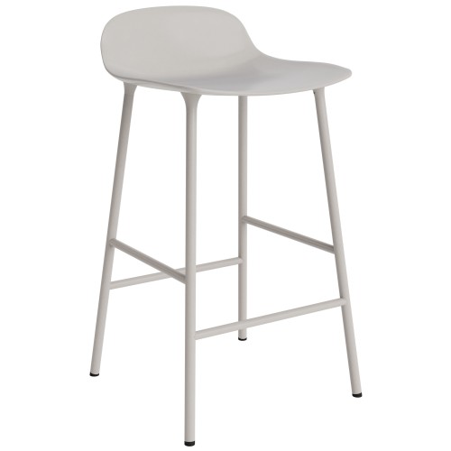 Form Barstool - Warm grey - 65 cm or 75 cm - Normann Copenhagen