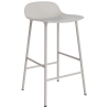 Form Barstool - Warm grey - 65 cm or 75 cm - Normann Copenhagen