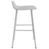 Form Barstool - Warm grey - 65 cm or 75 cm - Normann Copenhagen