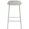 Form Barstool - Warm grey - 65 cm or 75 cm - Normann Copenhagen