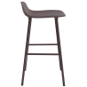 Form Barstool - Brown - 65 cm or 75 cm - Normann Copenhagen