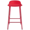 Tabouret de bar Form - Rouge vif - 65 cm ou 75 cm - Normann Copenhagen