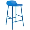 Form Barstool - Bright blue - 65 cm or 75 cm - Normann Copenhagen