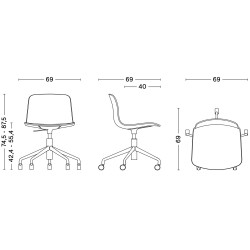 Chaise AAC50 - HAY