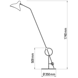 lampadaire Mantis BS8 L – DCW éditions