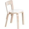 Chair N65 – Natural lacquered birch + White HPL - Artek