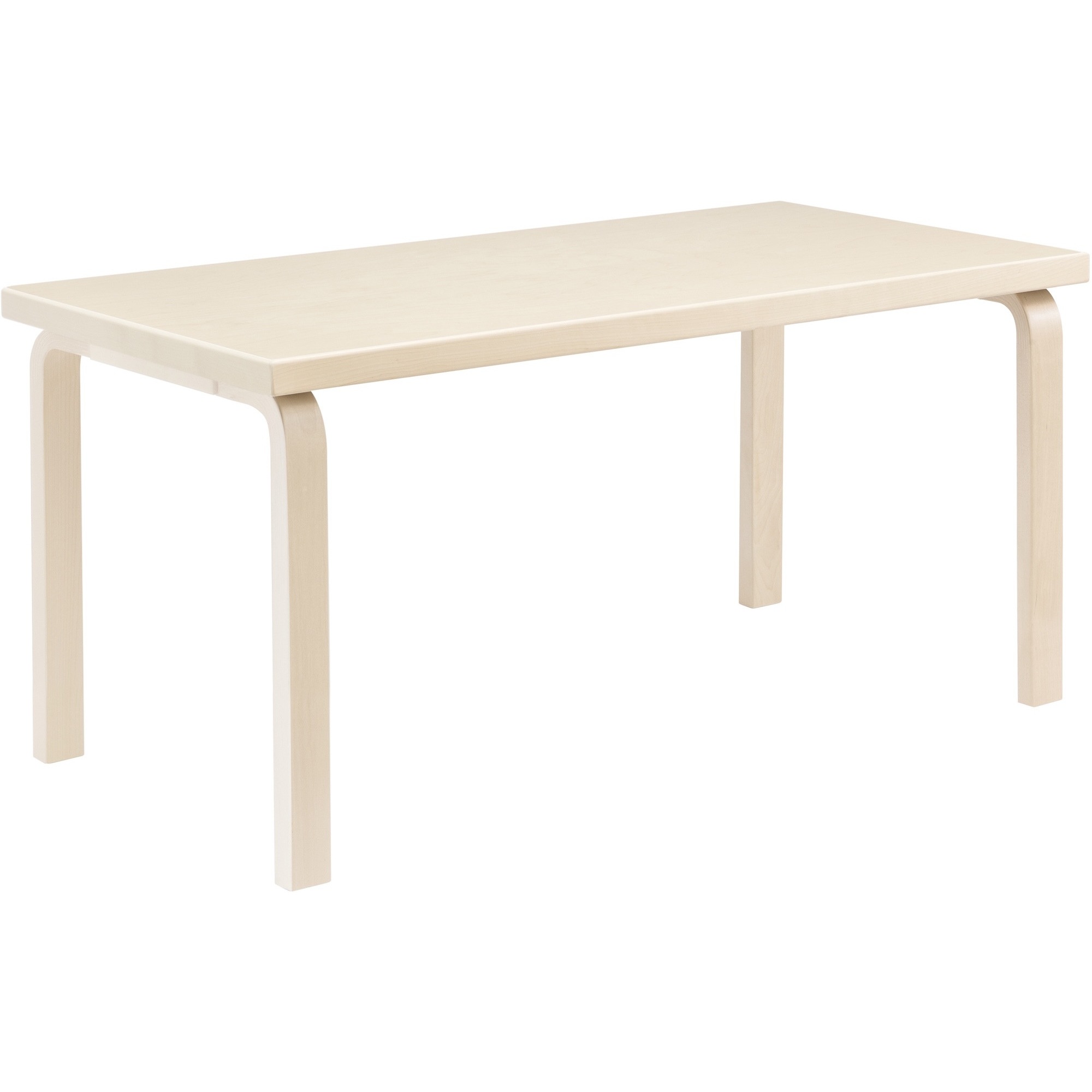 Table enfant rectangulaire 80A – Bouleau vernis naturel - Artek