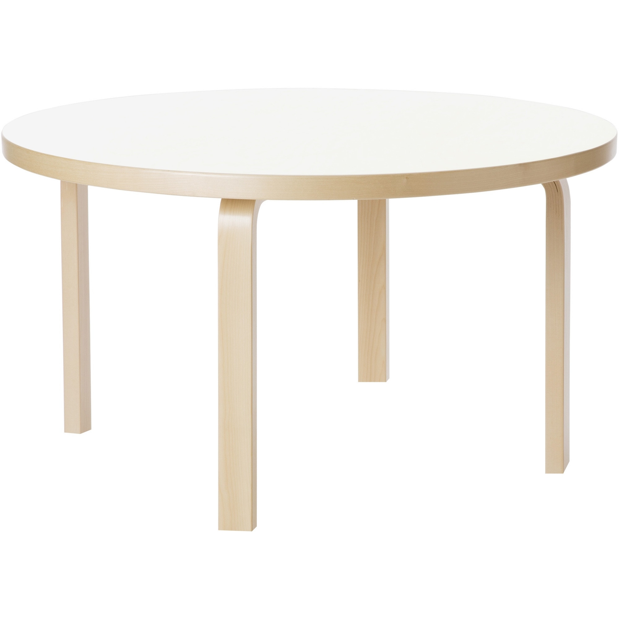 Table enfant ronde 90A – HPL Blanc - Artek