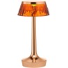 Bon Jour Unplugged cordless lamp – Copper – Amber crown - Flos