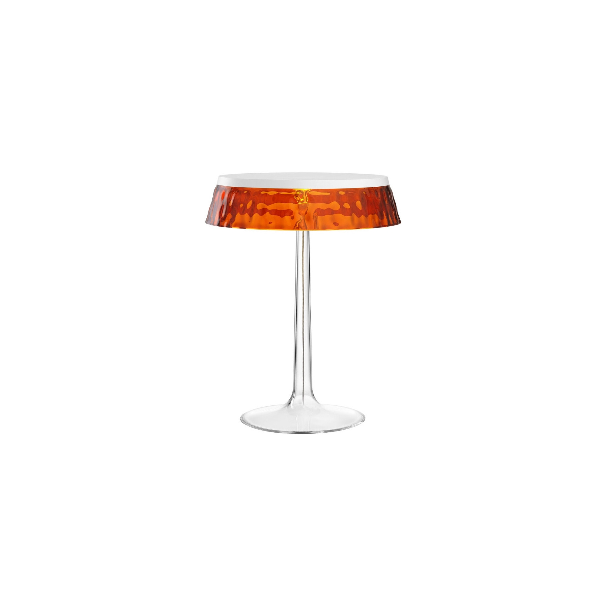 Bon Jour table lamp – White – Amber crown - Flos