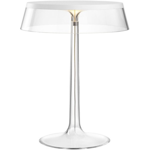 Lampe de table Bon Jour – Blanc – Couronne Transparente - Flos