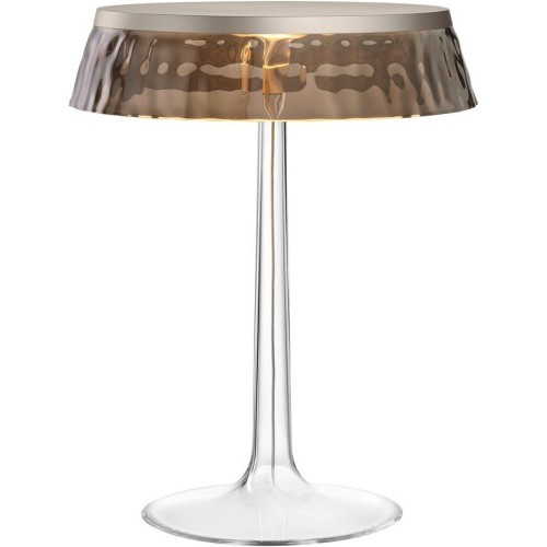 Bon Jour table lamp – Matt Chrome – Fumée crown - Flos