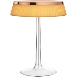 Bon Jour table lamp – Copper – Fabric crown - Flos