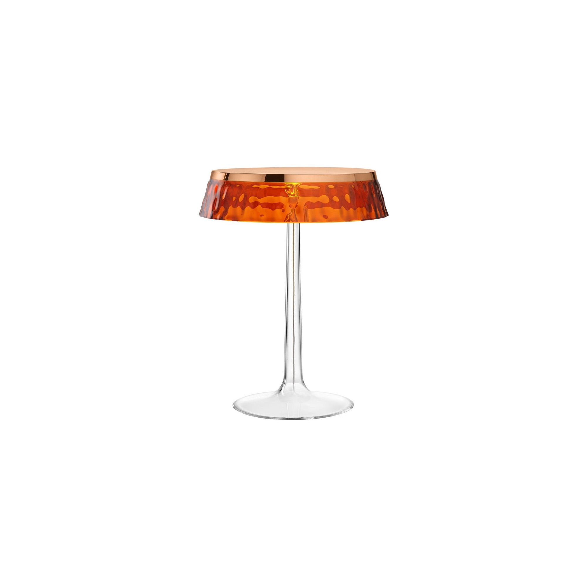 Bon Jour table lamp – Copper – Amber crown - Flos