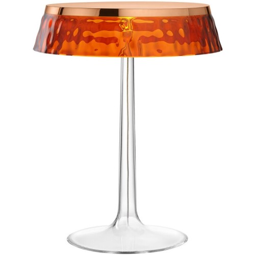 Bon Jour table lamp – Copper – Amber crown - Flos