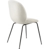 Beetle Chair – Light Bouclé 001 + Matt black - Gubi