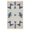 EPUISE - tapis blue Triangles - S