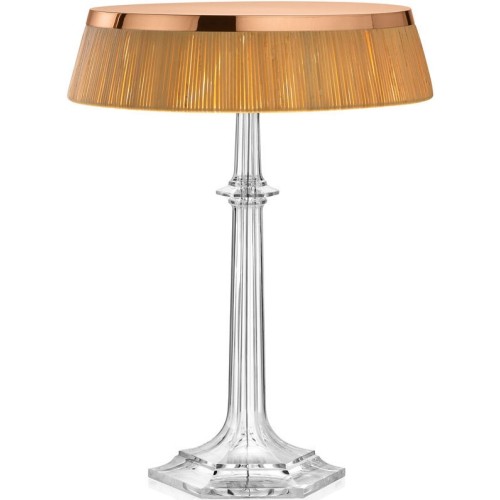 Bon Jour Versailles table lamp – Copper – Rattan crown - Flos