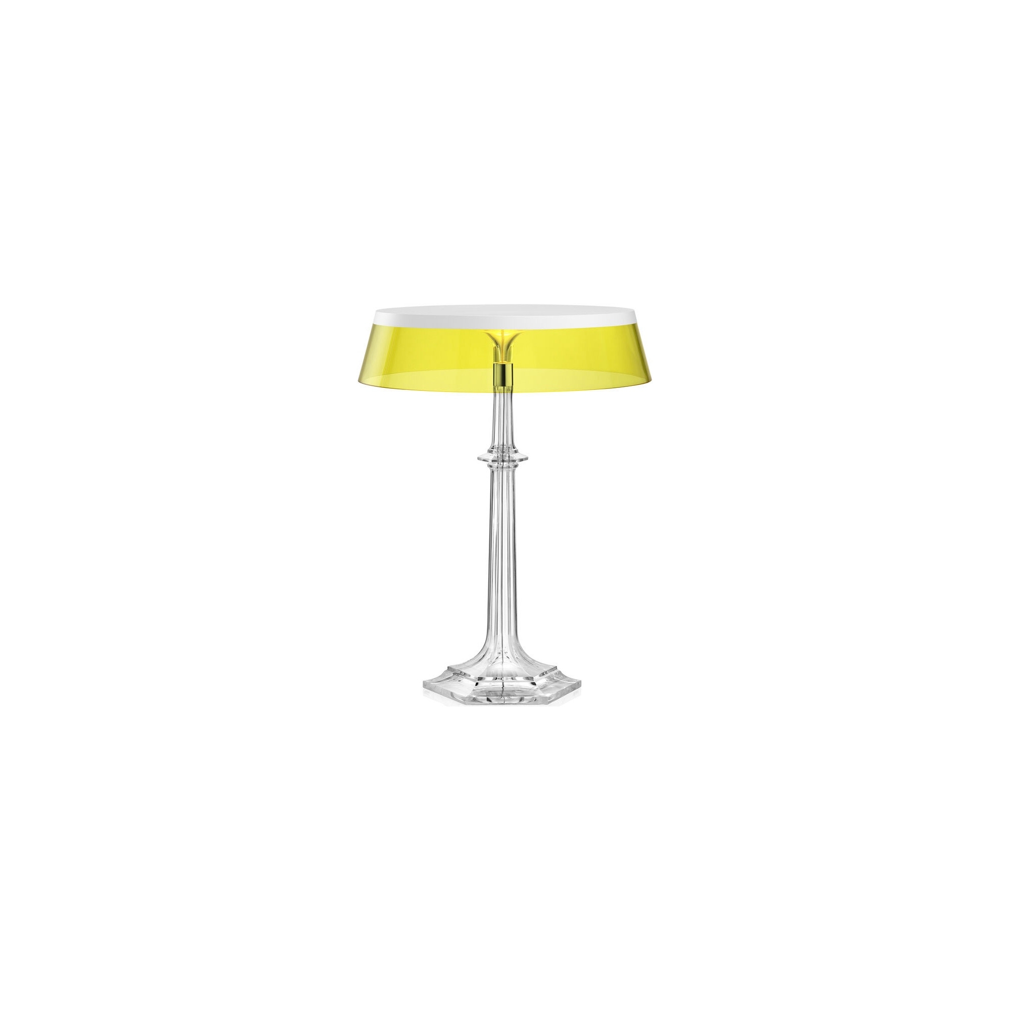 Bon Jour Versailles table lamp – Chrome – Yellow crown - Flos