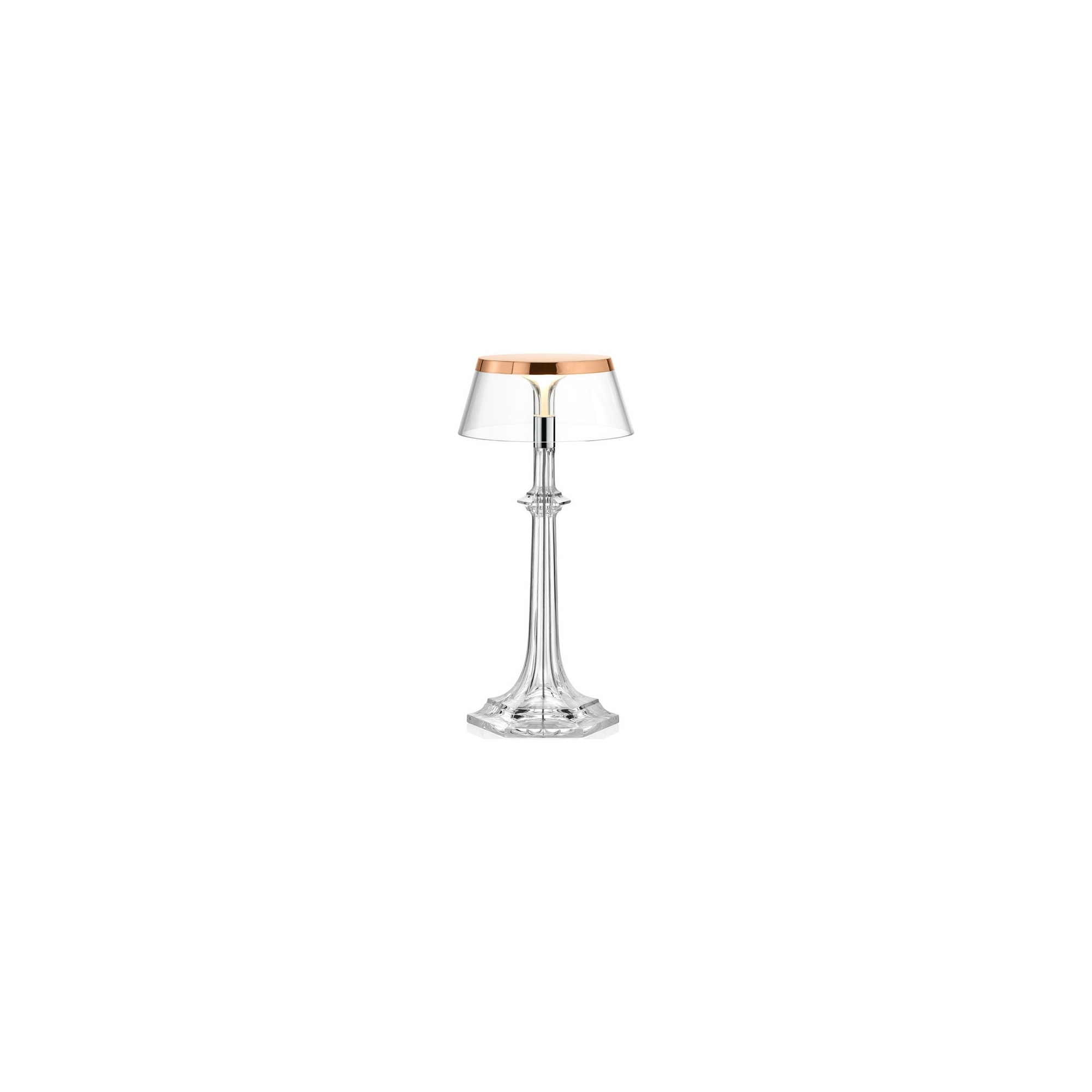 Bon Jour Versailles Small table lamp – Copper – Transparent crown - Flos