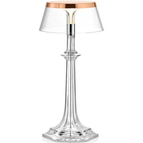 Bon Jour Versailles Small table lamp – Copper – Transparent crown - Flos