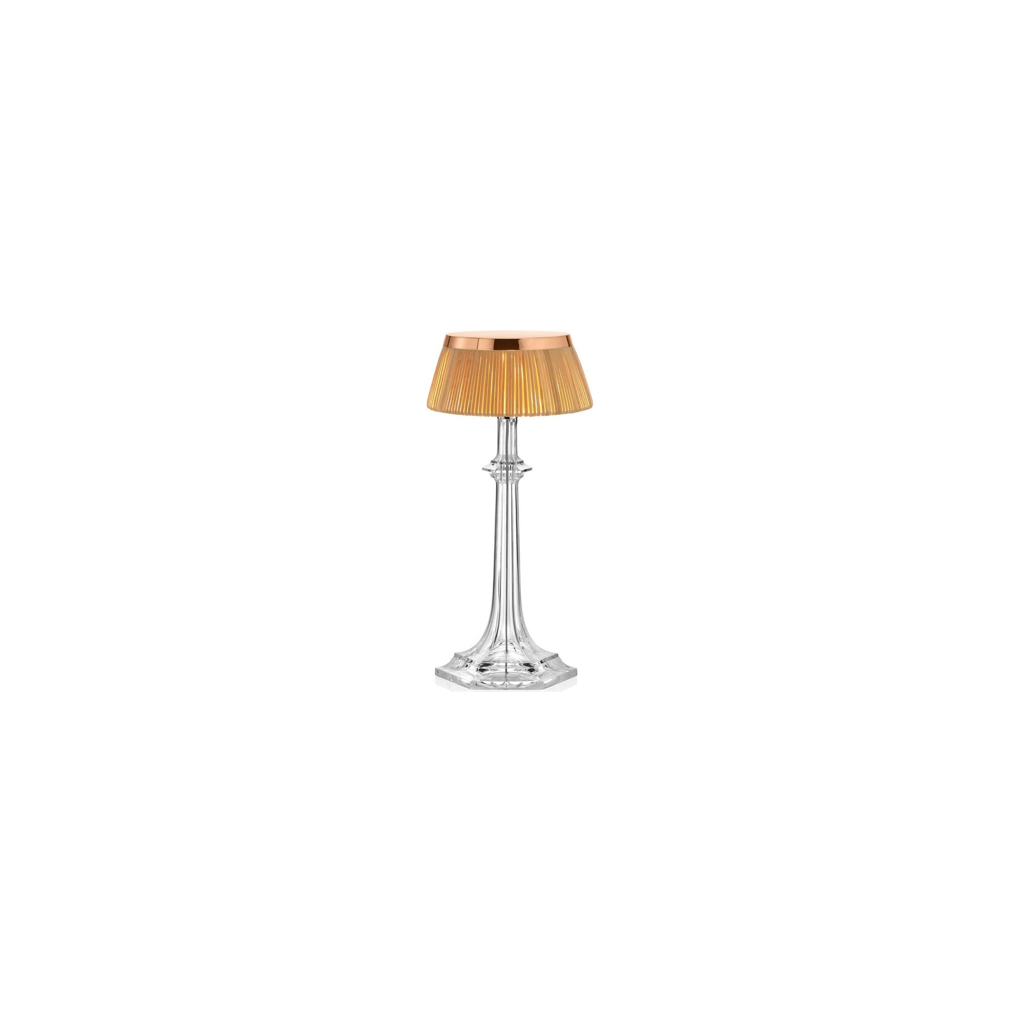 Bon Jour Versailles Small table lamp – Copper – Rattan crown - Flos