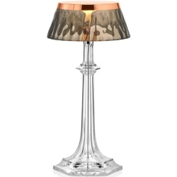 Lampe de table Bon Jour Versailles Small – Cuivre – Couronne Fumée - Flos