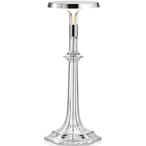 Bon Jour Versailles Small table lamp – Chrome – Without crown - Flos