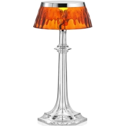 Bon Jour Versailles Small table lamp – Chrome – Amber crown - Flos