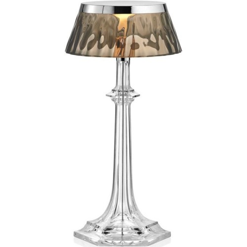 Bon Jour Versailles Small table lamp – Chrome – Fumée crown - Flos